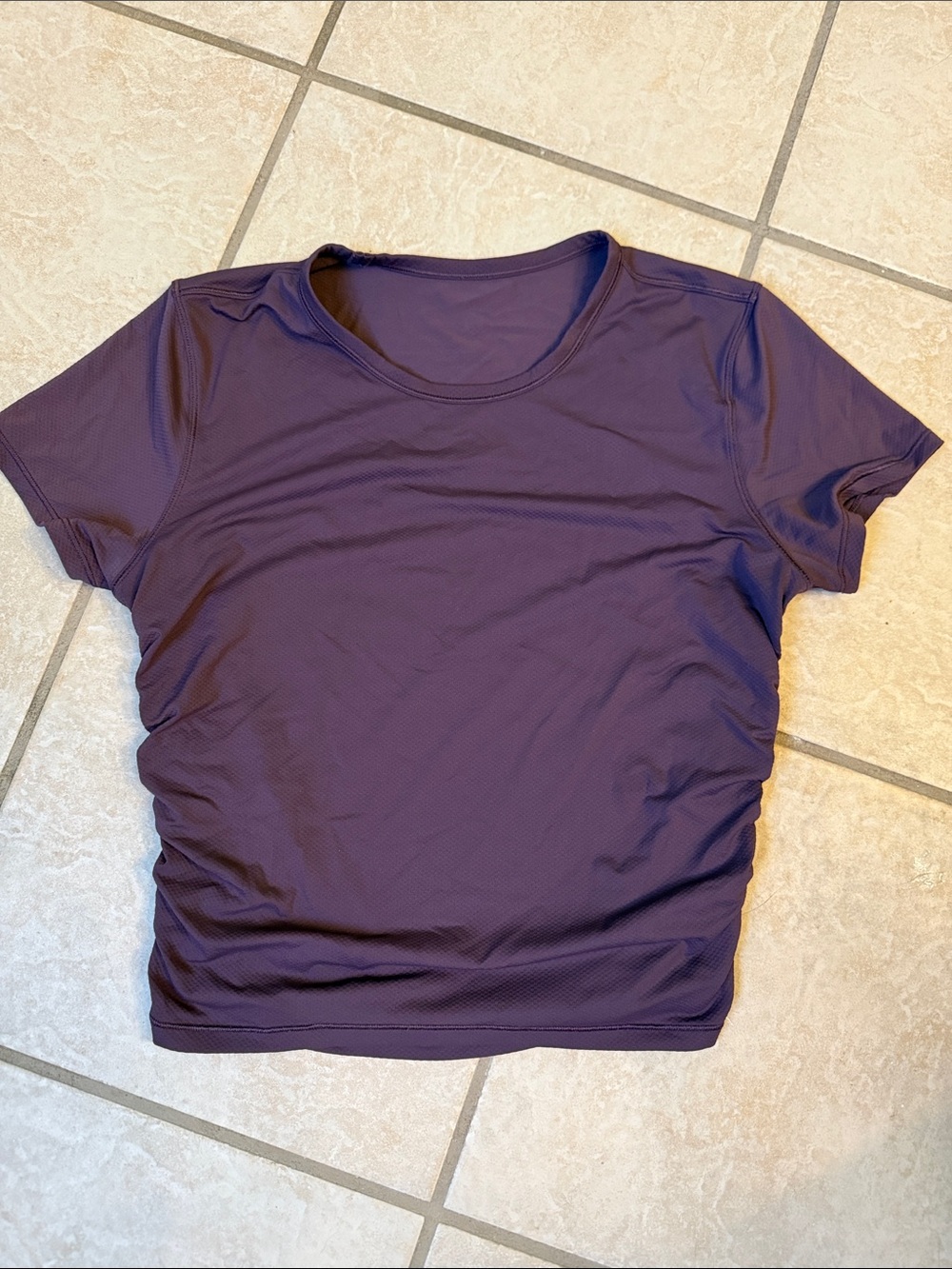 Lulu lemon Short Sleeve Performance Top - Deep Plum